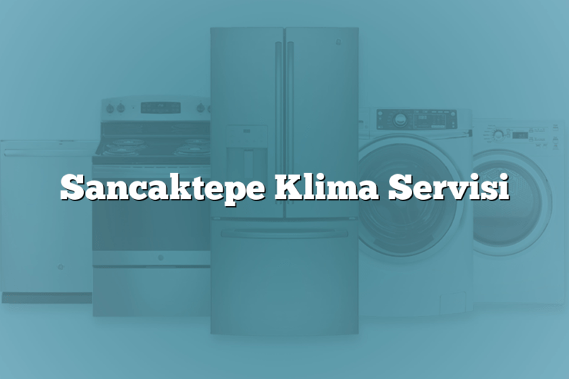 Sancaktepe Klima Servisi